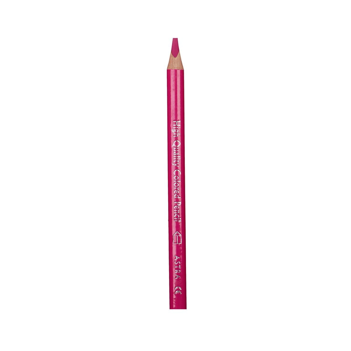 Creion colorat JUMBO ASTRA, troihran, roz, 175x10mm, set 1 buc
