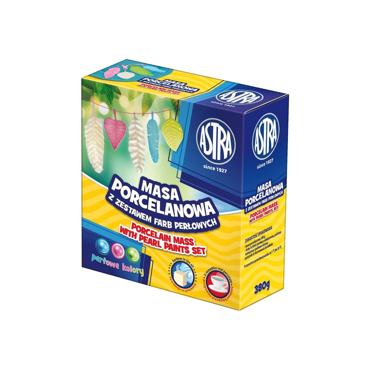 Set amestec de vopsele tempera pentru porțelan, Astra