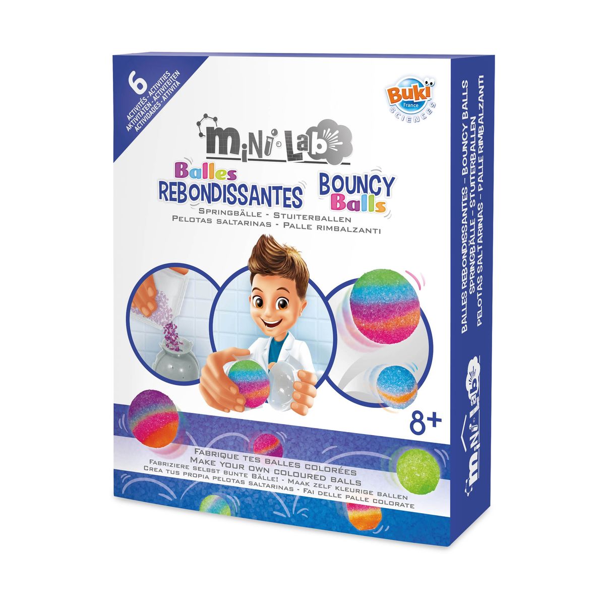 Educational set, Buki France, Mini laboratory, Bouncing balls