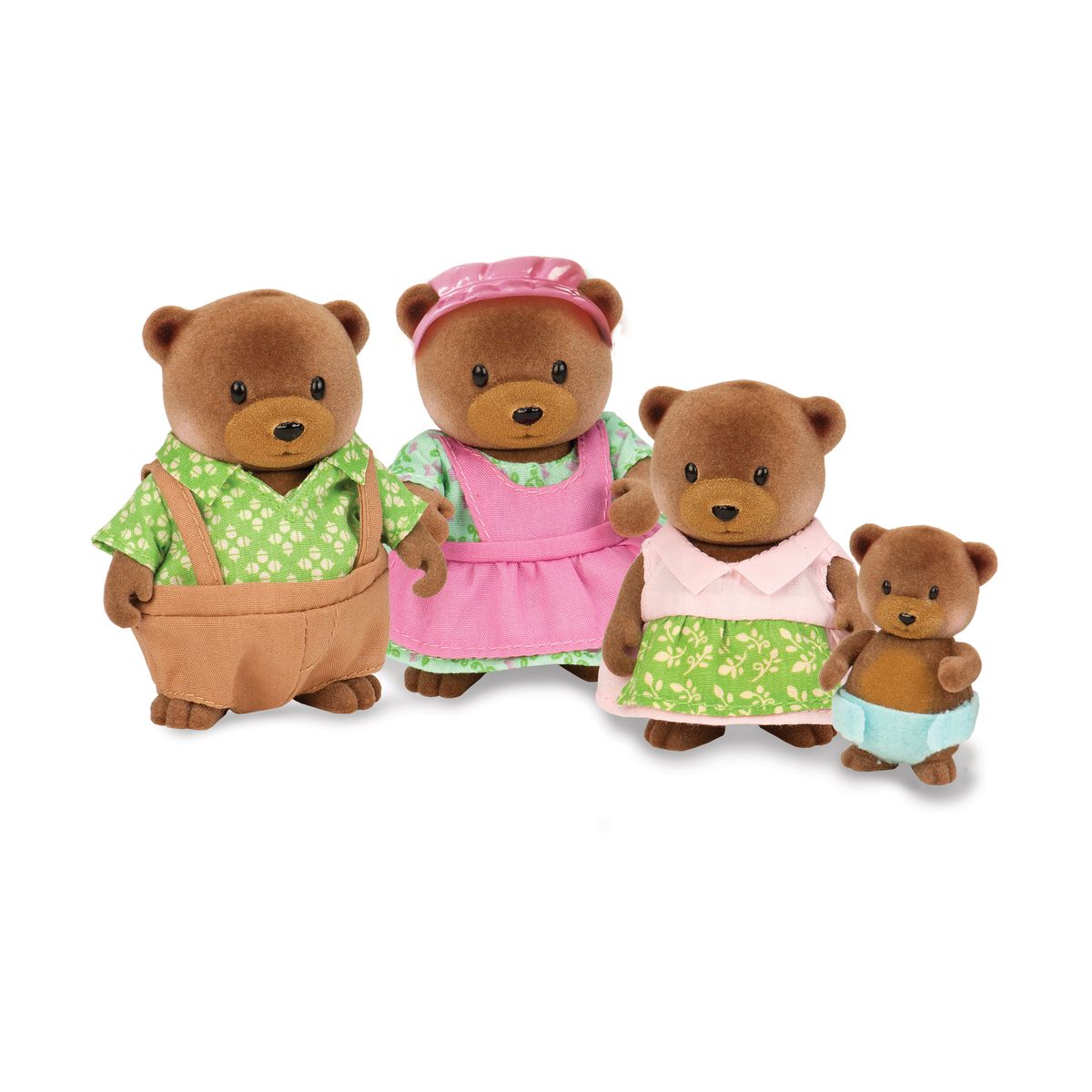 Set de figurine, Battat, Li′l Woodzeez, Familia de urși