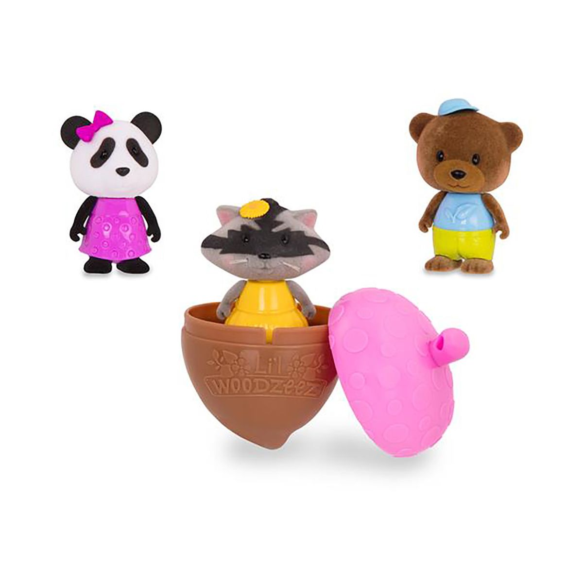 Set de joacă, Battat, Li′l Woodzeez, Figurine într-o ghindă, Seria 3