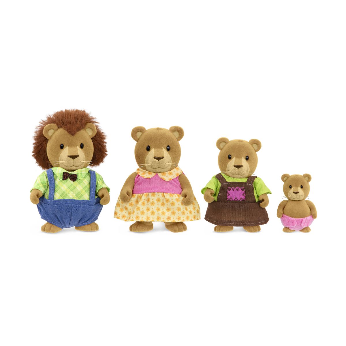 Set de figurine, Battat, Li′l Woodzeez, Familia Leului