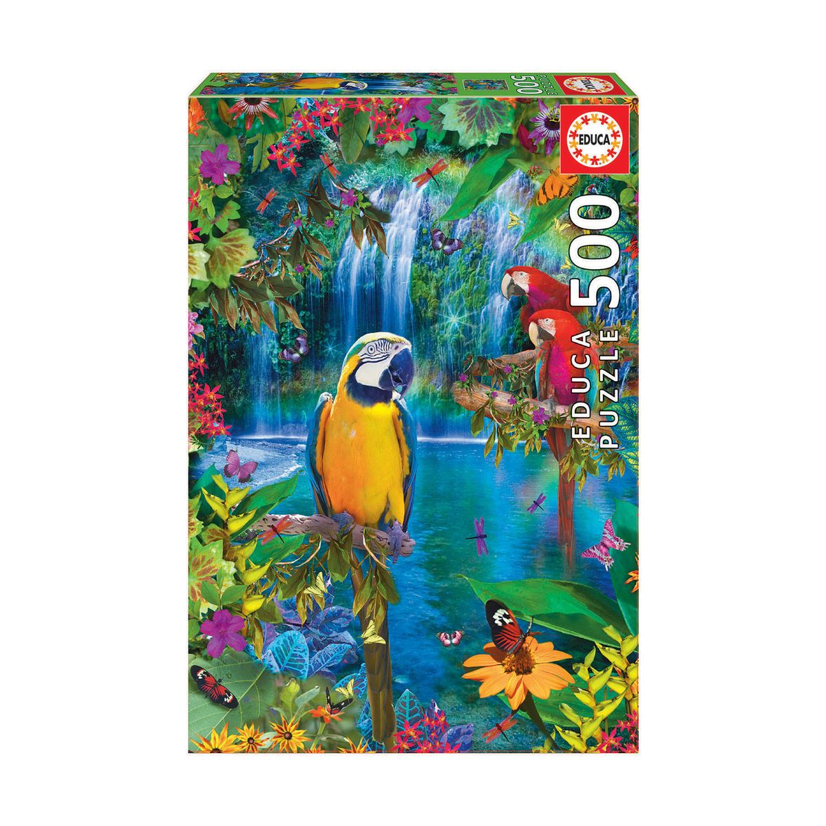 Tropical Bird Land - 500 Piece Jigsaw Puzzle