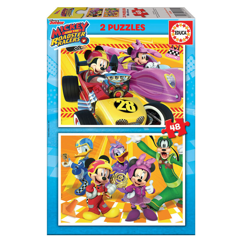 Puzzle, Educa, Mickey and friends, 2 x 48 pieces