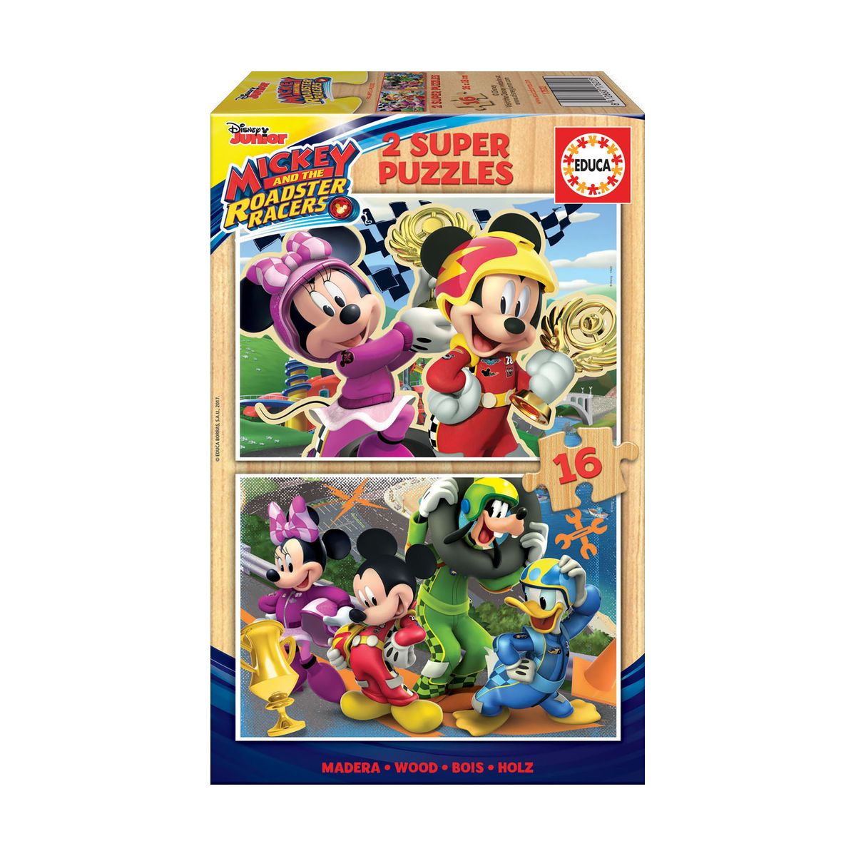 Mickey and friends - puzzle 2x16 pieces