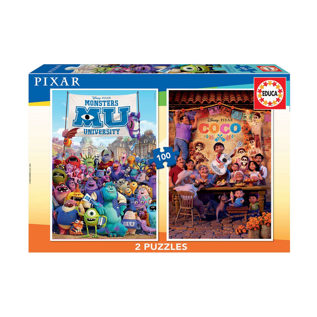 Pixar - puzzle 2x100 pieces
