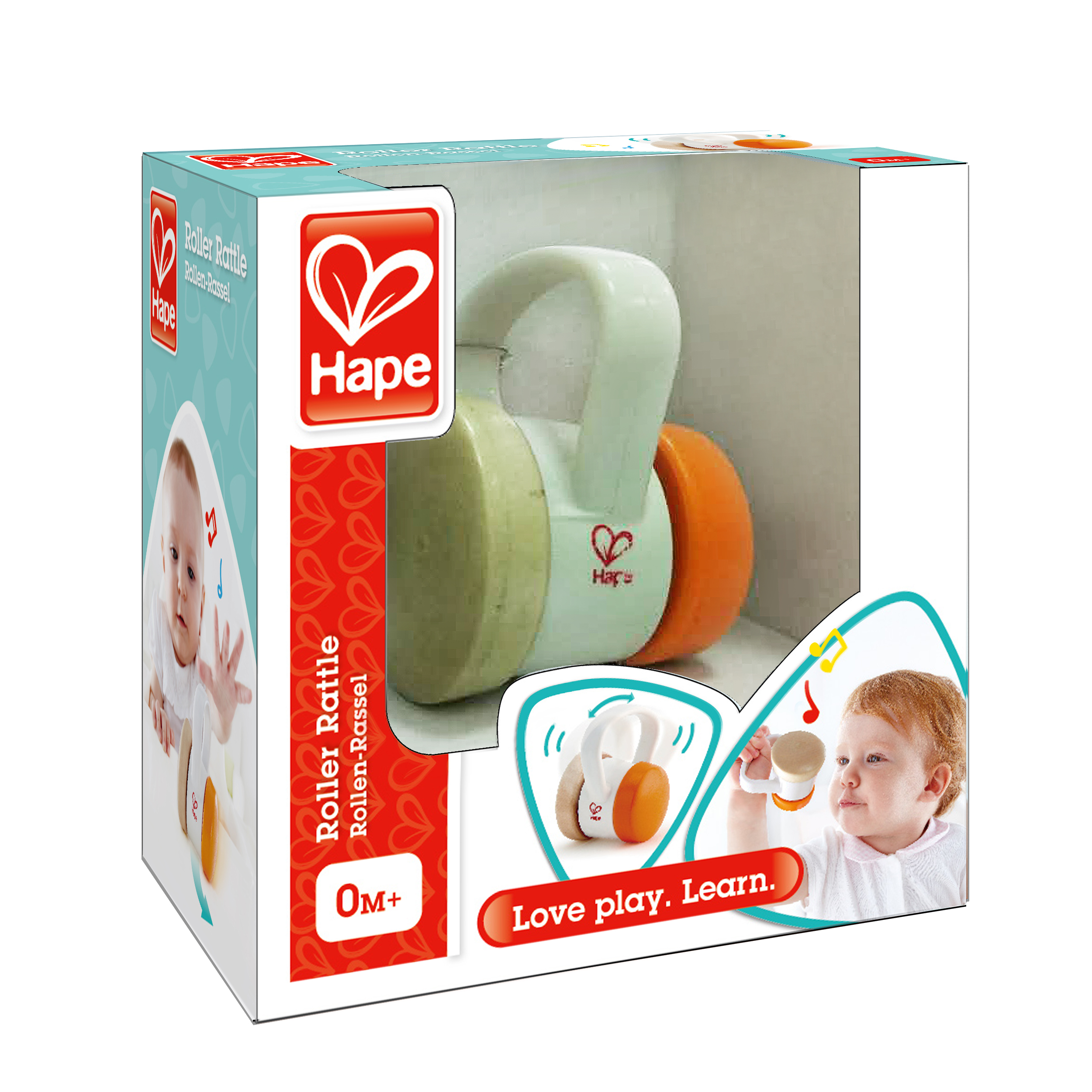 Jucărie din lemn, Hape, Zornăitoare - împingător