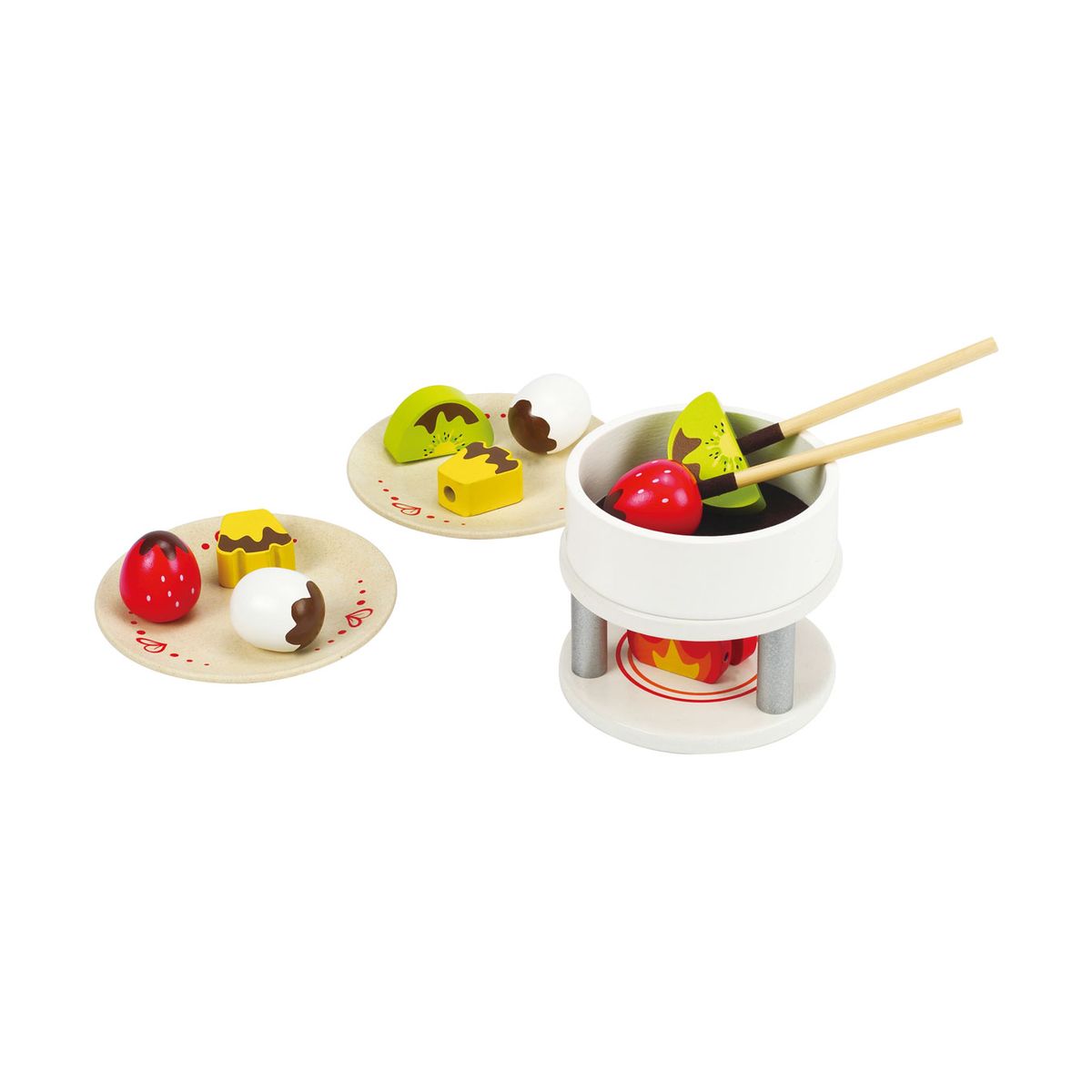 Play set, Hape, Chocolate Fondue, 15 pieces