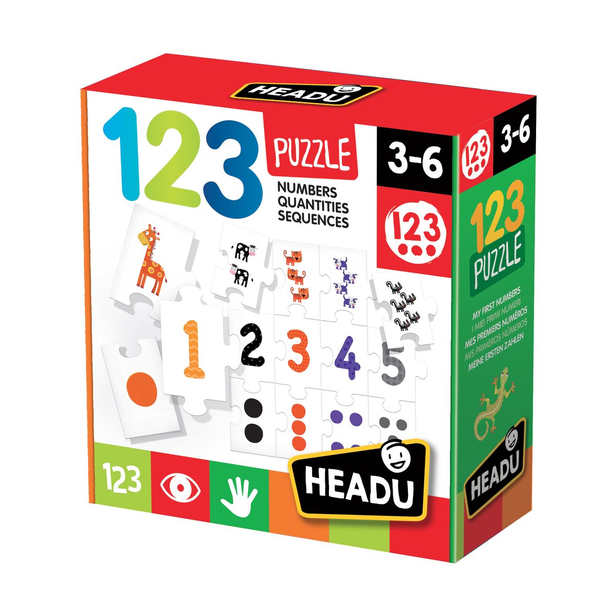 Puzzle Headu Teacher Tested - 123, 27 piese