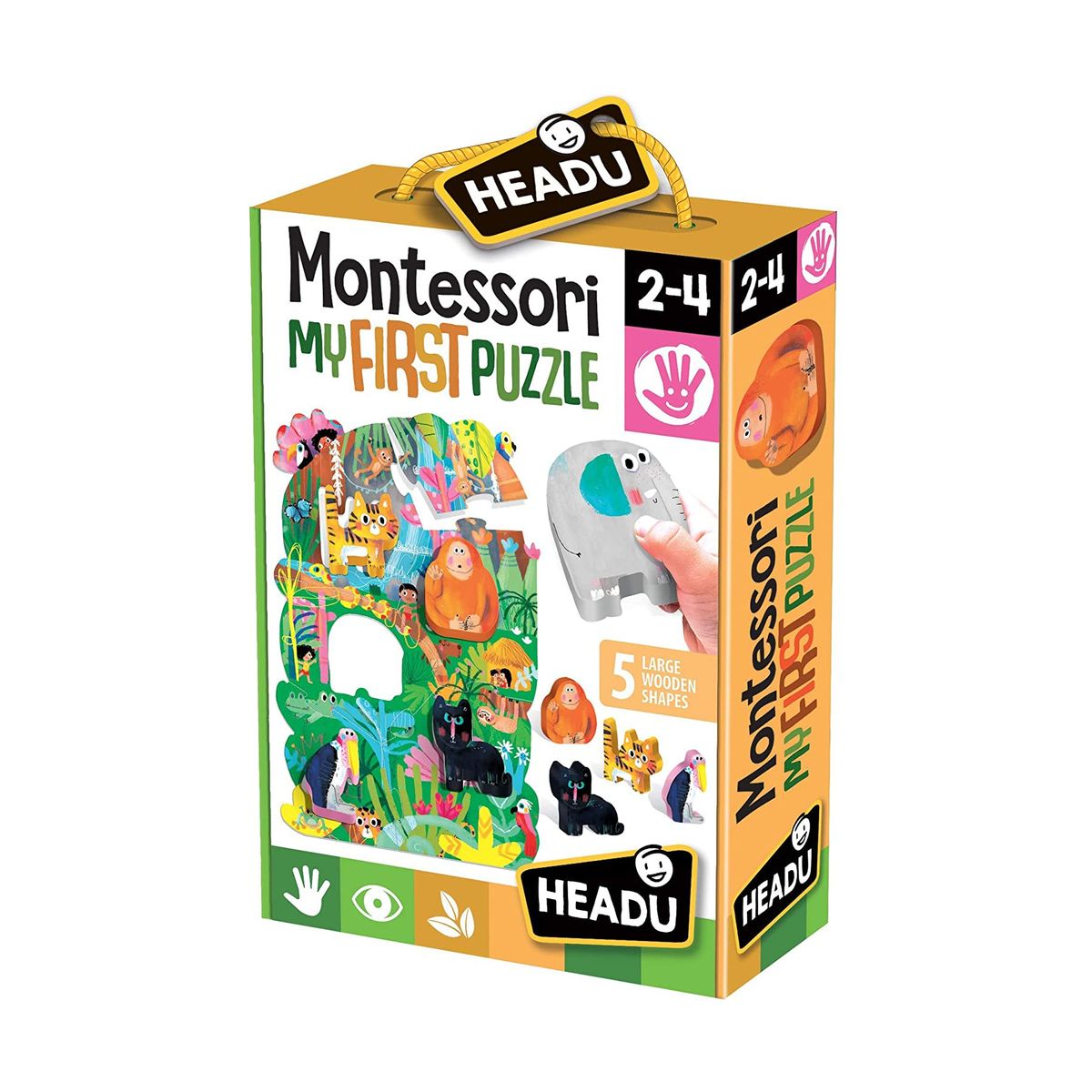 My first Jungle Montessori puzzle