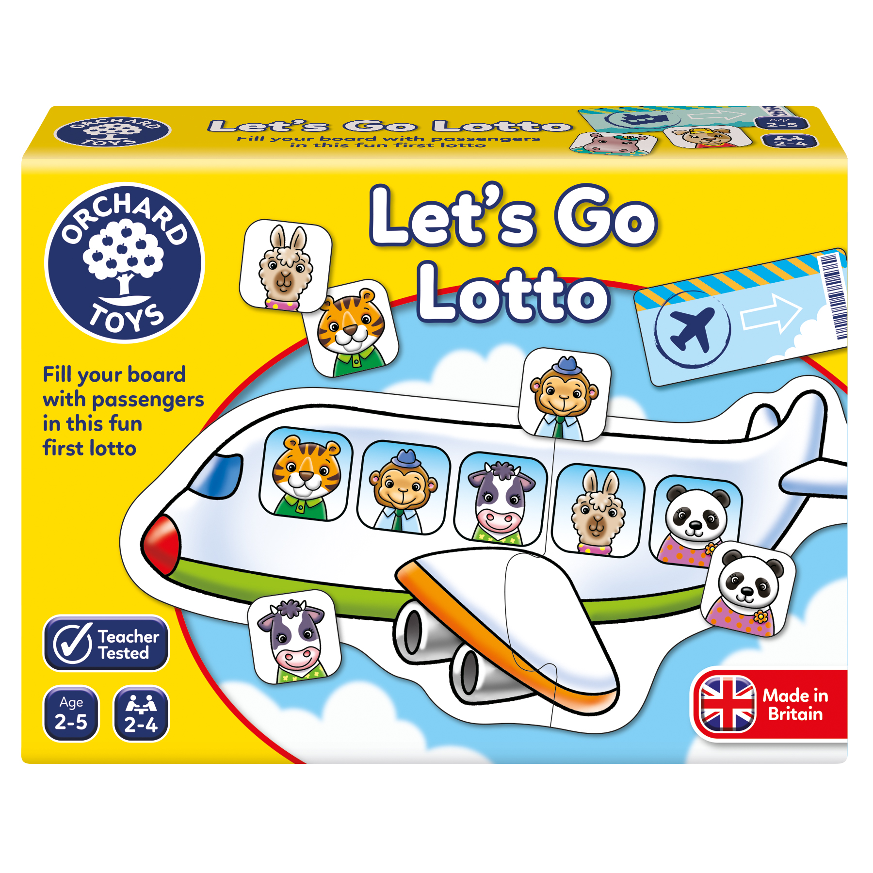 Joc Orchard Toys Educativ Hai sa Mergem LET'S GO LOTTO