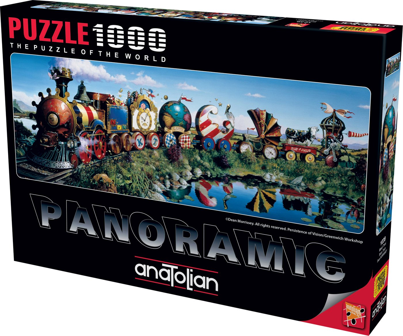Puzzle, Anatolian, Tren cu Povești, 1000 de piese