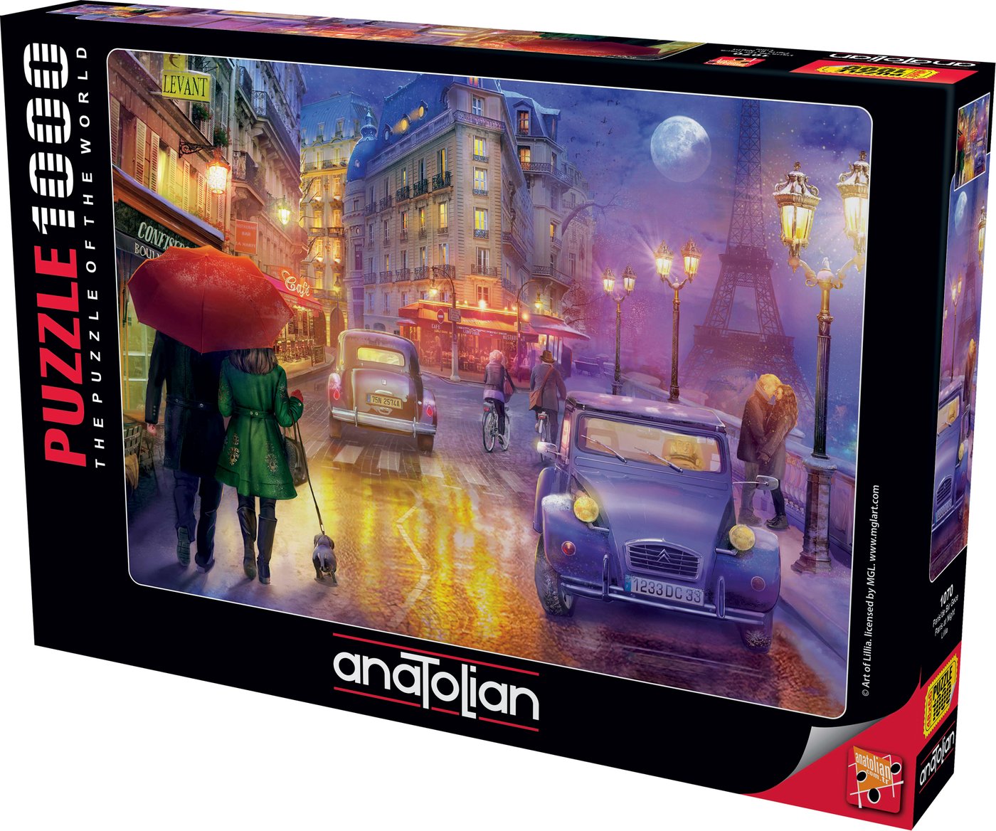 Puzzle, Anatolian, Paris noaptea, 1000 de piese