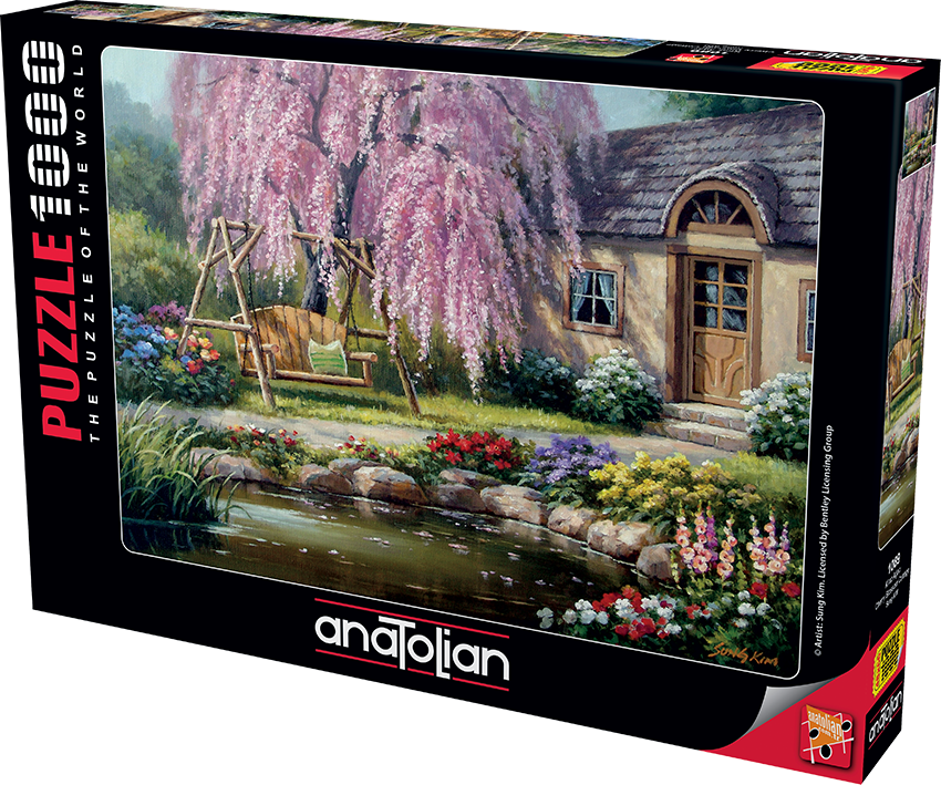 Puzzle, Anatolian, Casă lângă Livada de Cireși, 1000 de piese