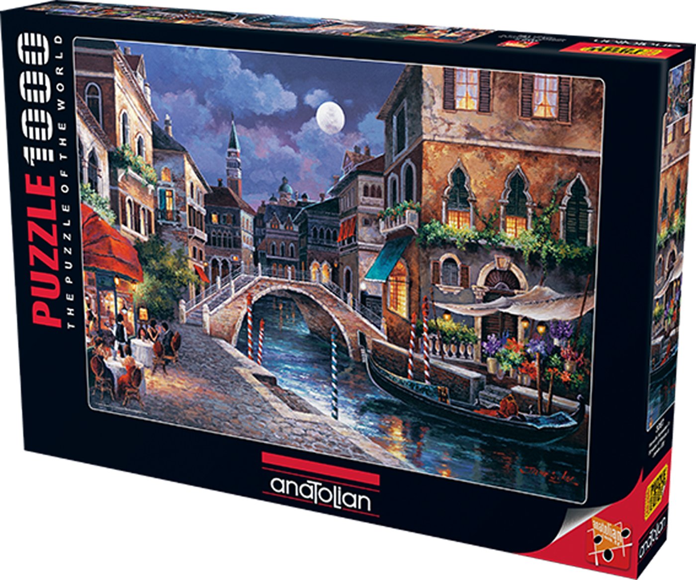 Puzzle, Anatolian, Stradă Venețiană, 1000 de piese