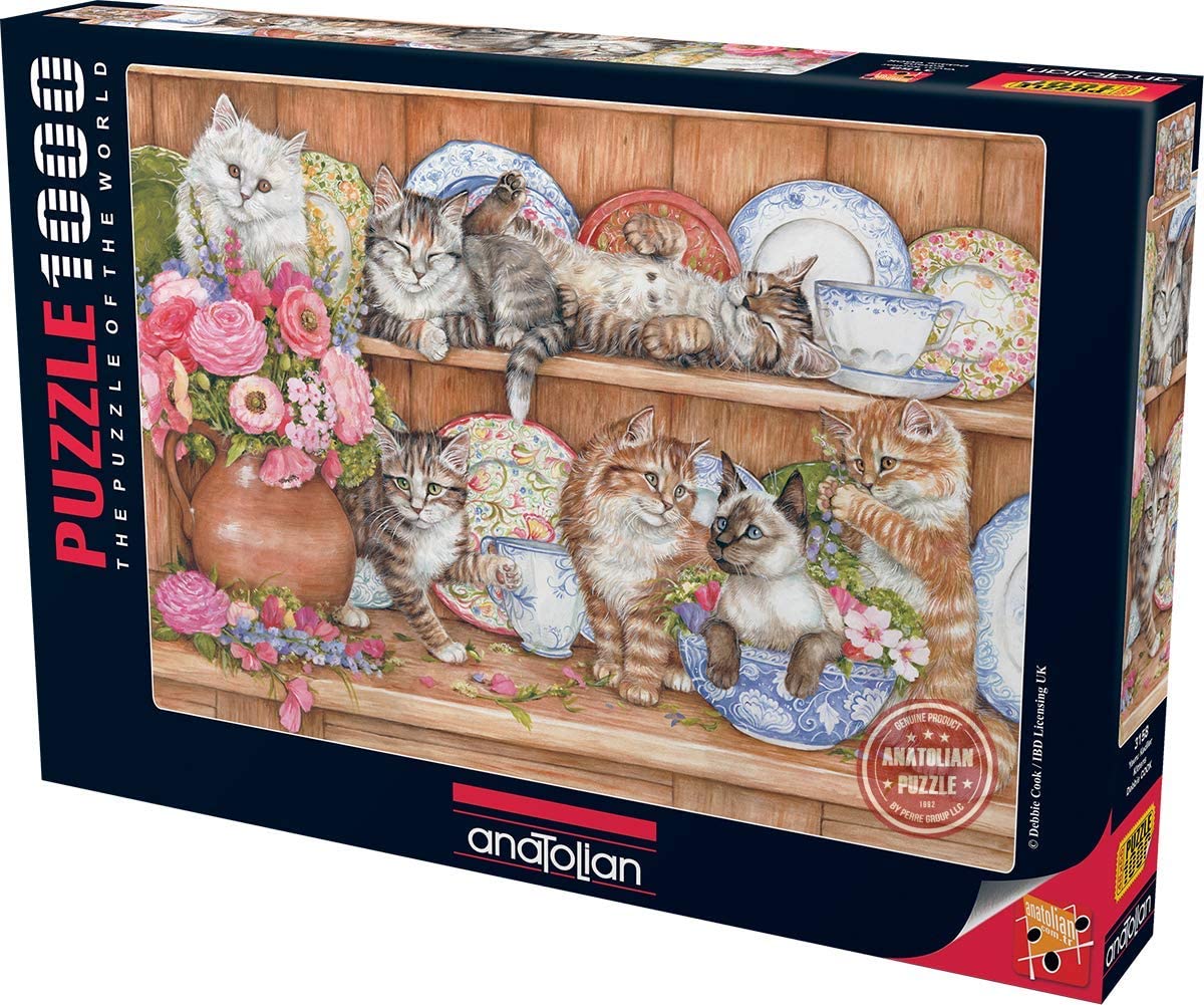 Puzzle, Anatolian, Pisicuțe obraznice, 1000 de piese