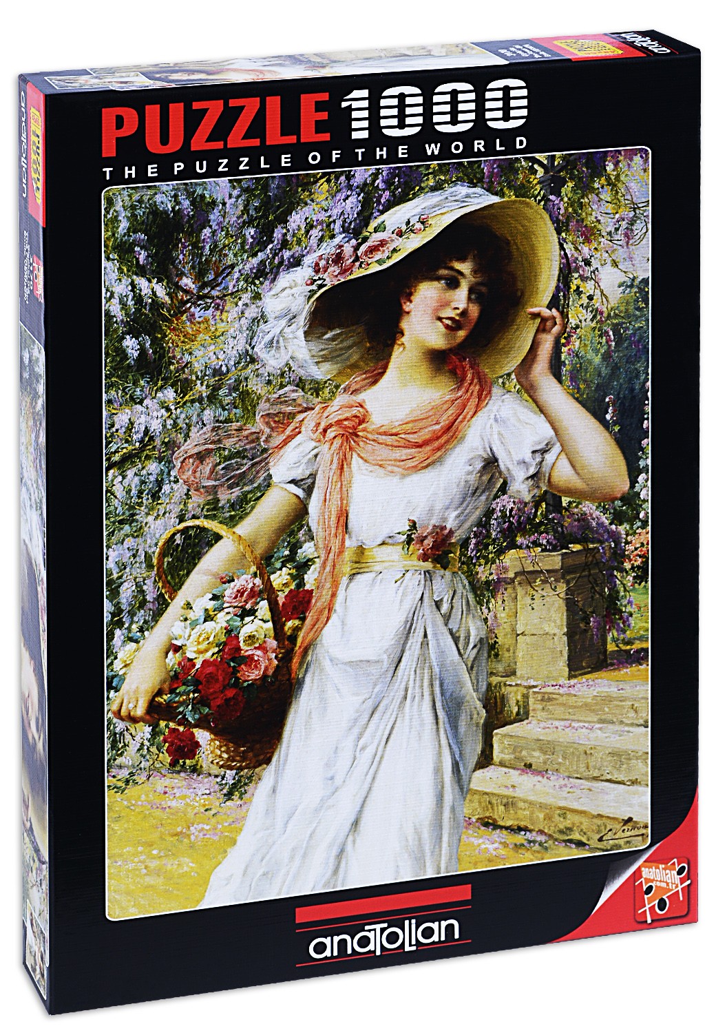 Пъзел, Anatolian, Момичето с цветята, 1000 части