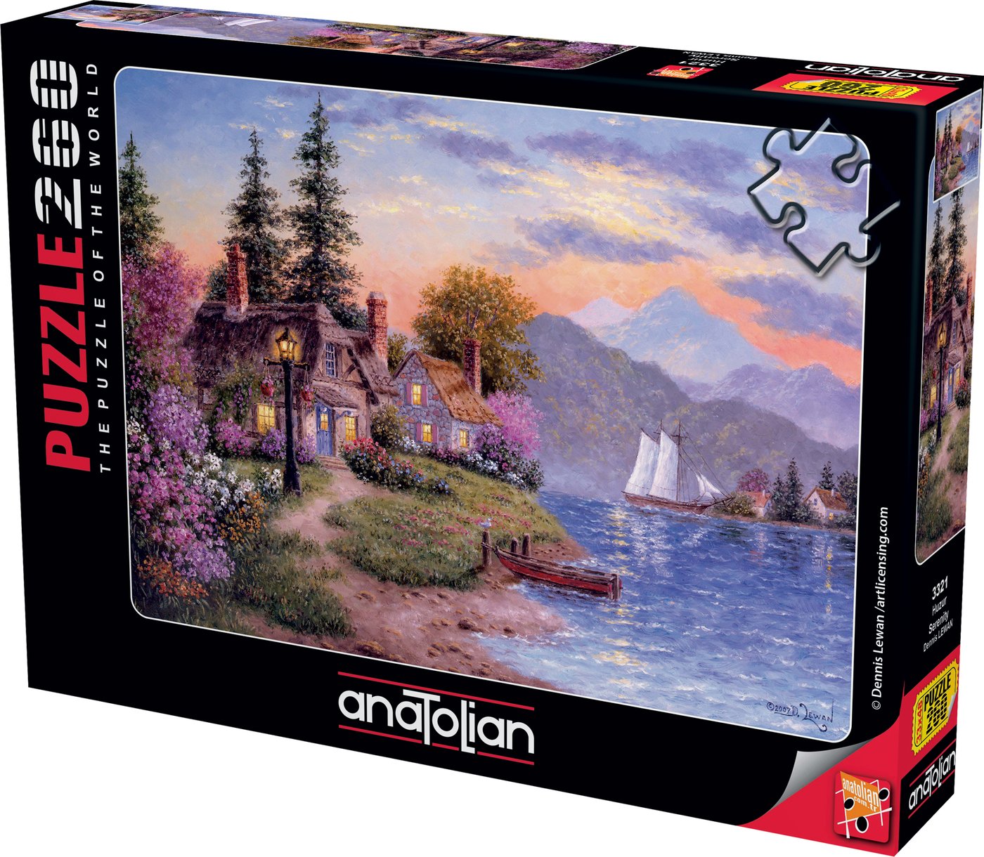 Puzzle, Anatolian, Serenitate, 260 de piese