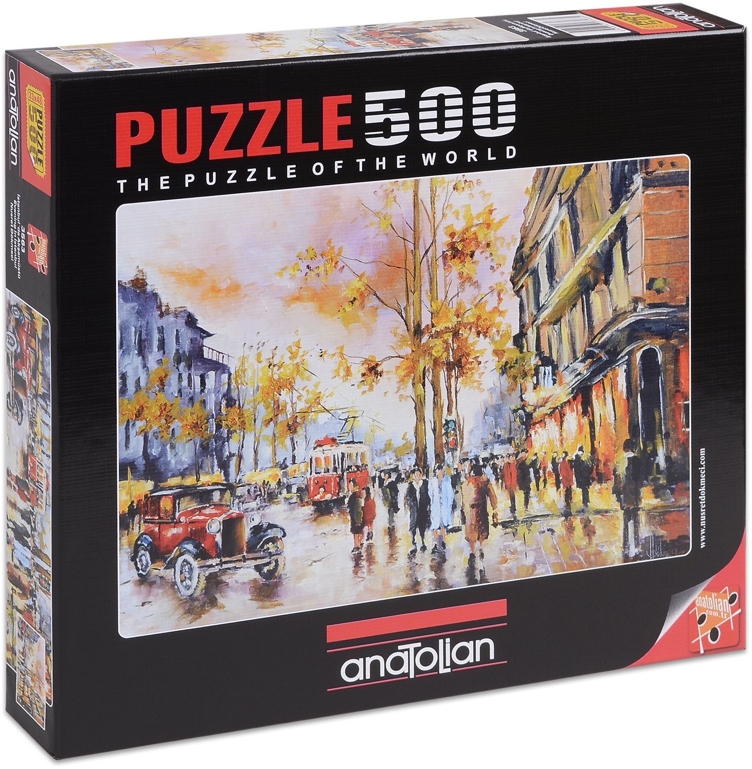 Puzzle, Anatolian, Seară în Istanbul, 500 de piese