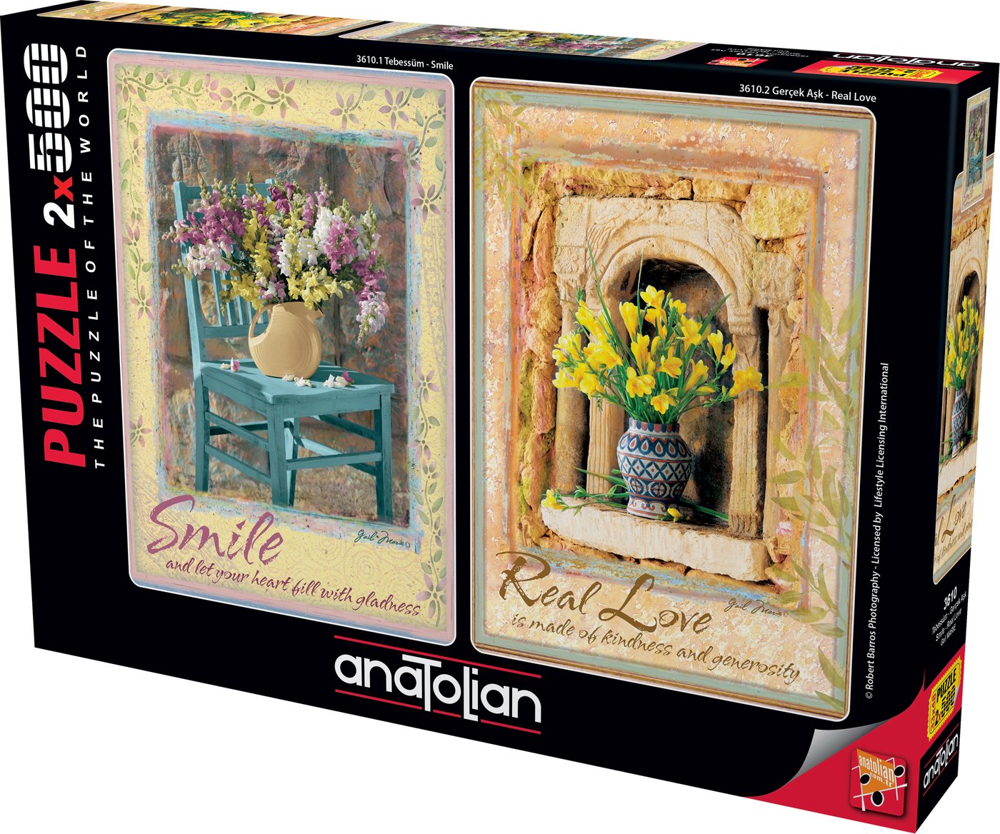 Puzzle, Anatolian, Zâmbet, Dragoste Adevărată, 500 de piese