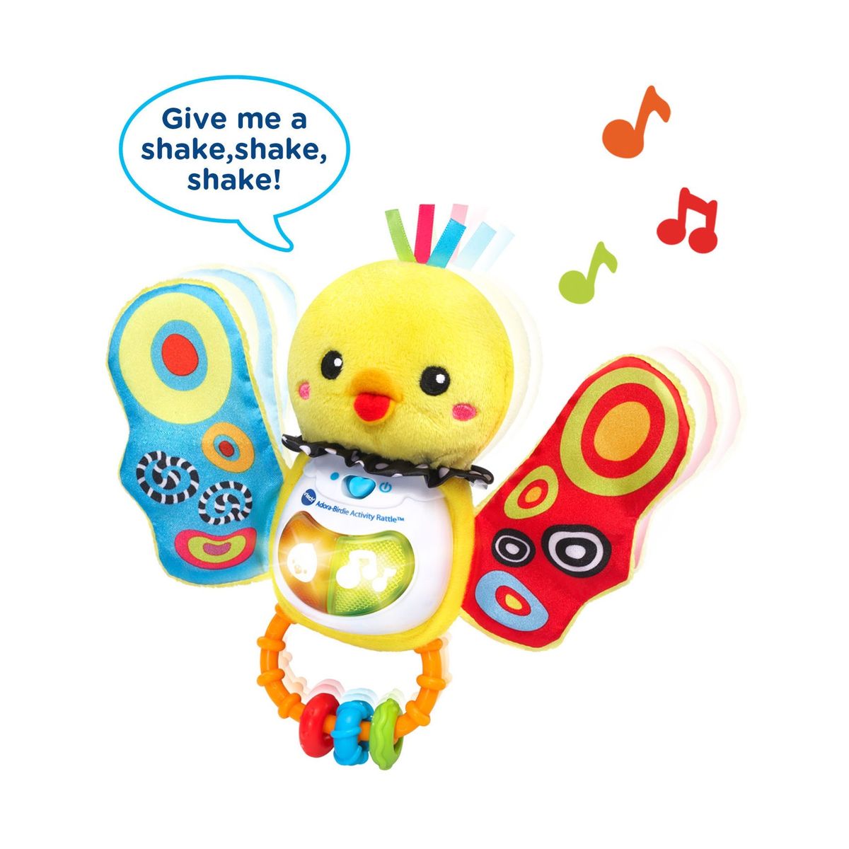 Soft musical rattle