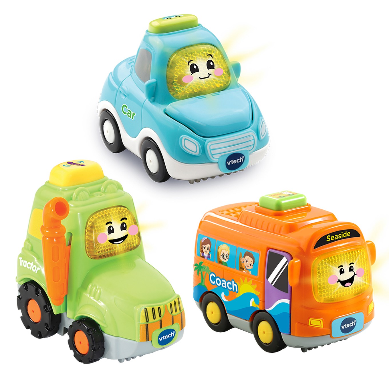 Set of trolleys - construction machines