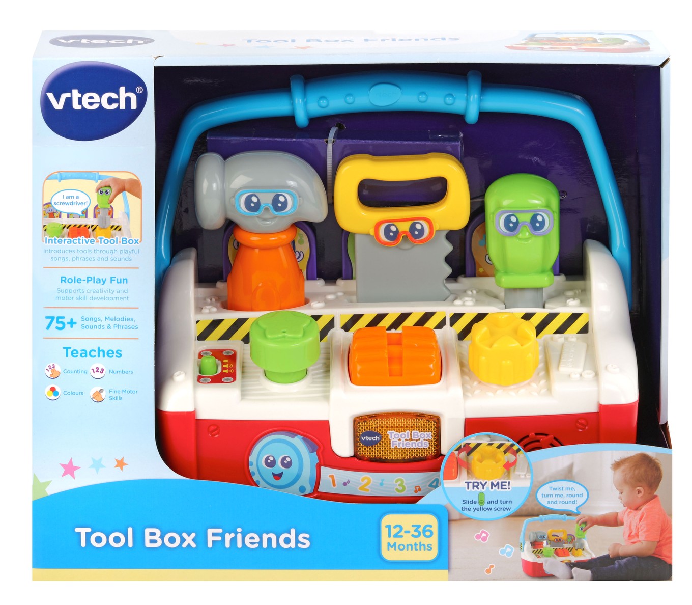 Интерактивна играчка, Vtech, Интеркативна кутия с инструменти