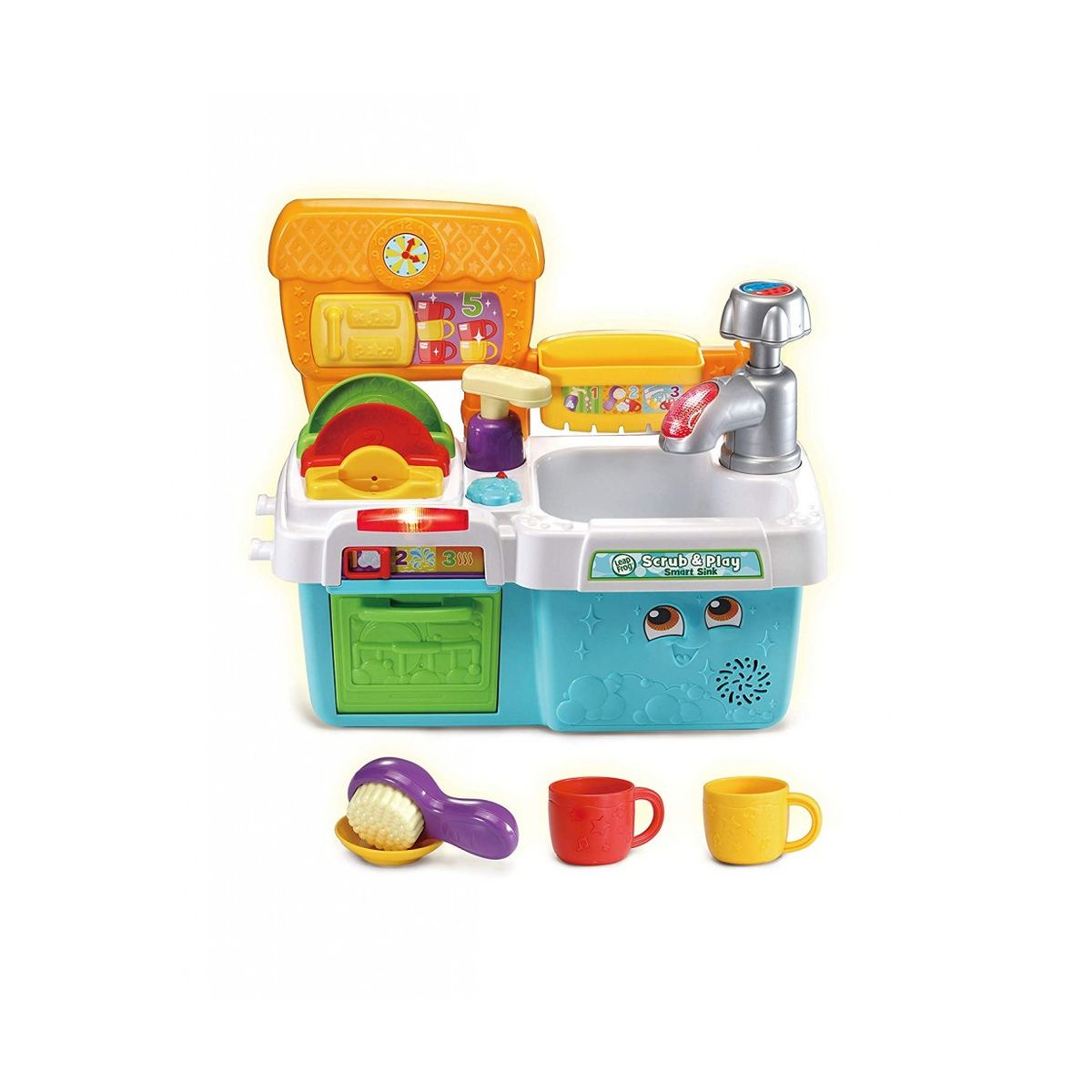 Jucarie interactiva, Vtech, Chiuveta pentru copii cu accesorii, Multicolor